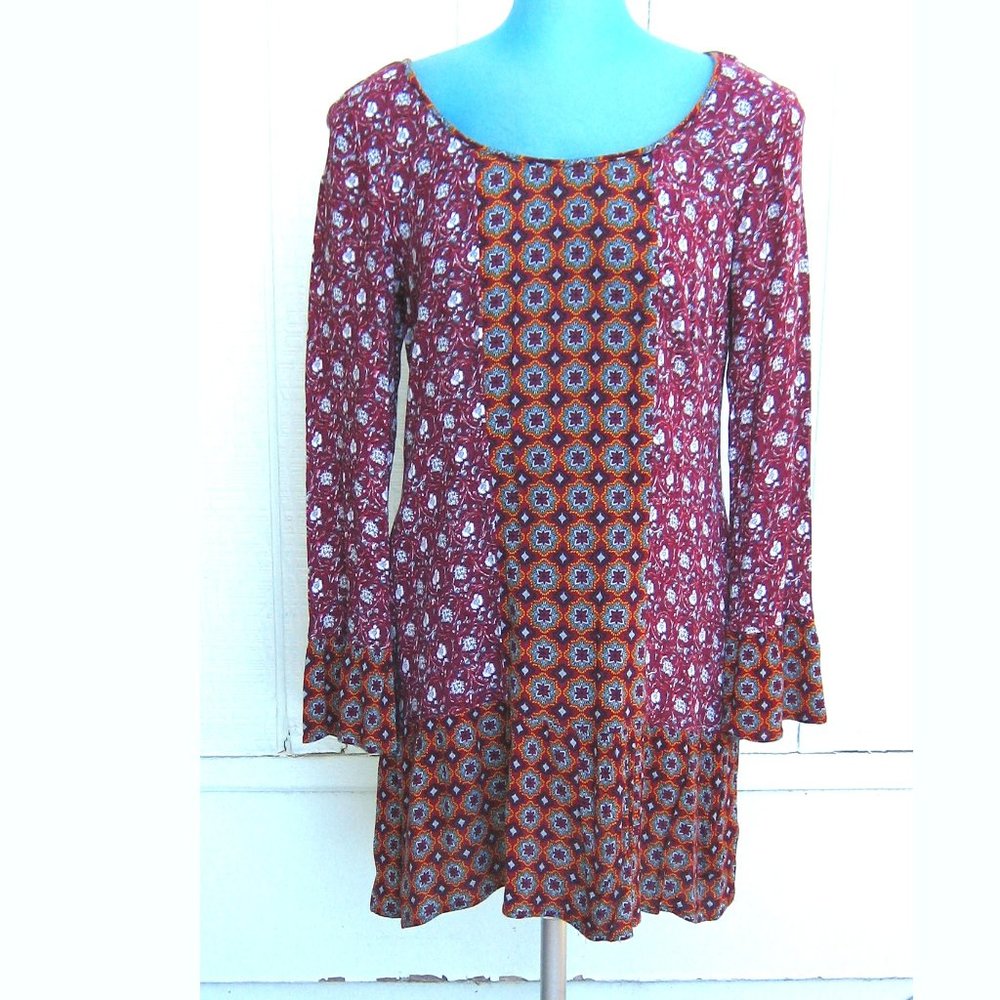 Retro rayon mini dress